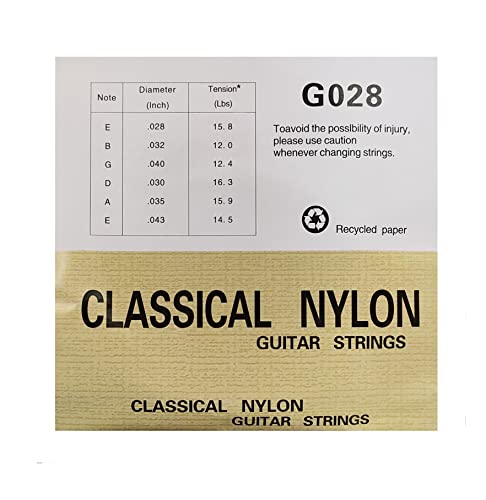 Jeu de cordes guitare classique espagnol mod G028 - Les Beatles, Paul McCartney, John Lennon, RIngo Starr, George Harrison Jeu de cordes guitare classique espagnol mod G028 – Image 3