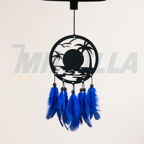 Image of Dream Catcher Car Hanging Handmade Hanging Wall Hangings, Home Decor Garden, Car, Outdoor, Bedroom Pack of 1 (NATUR-CAR-HANG-01)