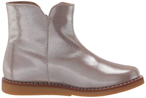 Elephantito Girls European Ankle Boot, Metallic Toupe, 4 Big Kid #TOP5
