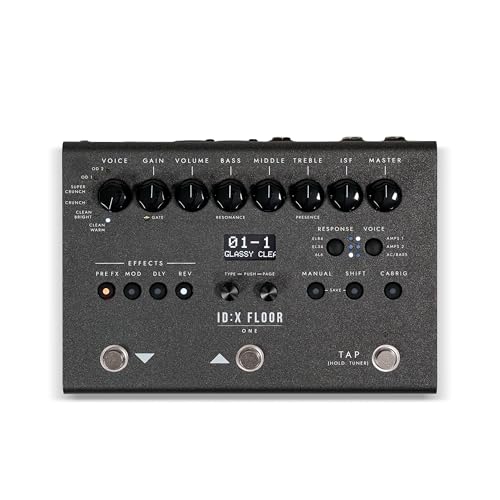 Blackstar ID:X Floor 1 Amp Modelling Pedalboard – 6 Amp Voices, Valve‑Style Emulation, 35+ Effects, CabRig, USB‑C Connectivity