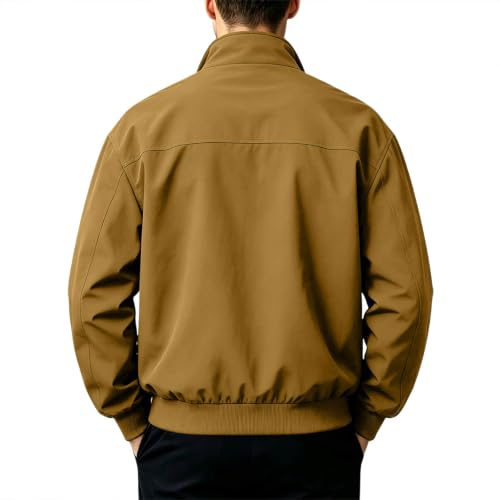 Light Jackets for Men Long Sleeve Zip Up Mens Casual Jacket for Fall - image 4