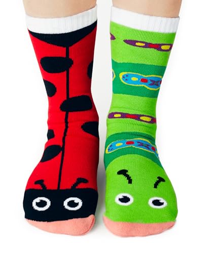 Pals Cool Outdoor Mismatched Animals Adult Socks, Durable & Cozy Pairs for Men and Women, Funny, Crazy, & Funky, 1 Pair