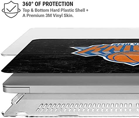 Skinit Case + Skin Compatible with MacBook Pro 13in M1 (2021) - Officially Licensed NBA New York Knicks Black Secondary Logo Design