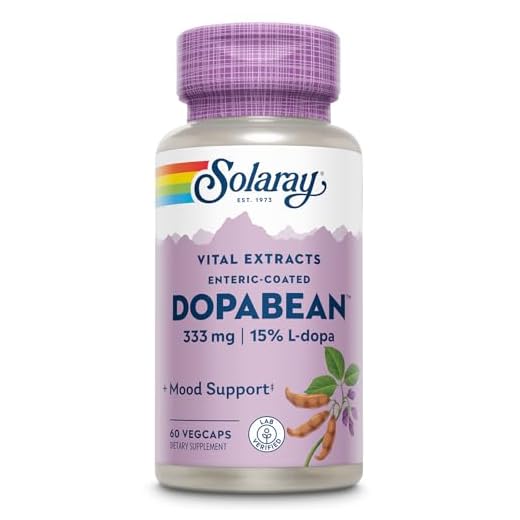 SOLARAY Dopabean, 333 mg | 60 Count