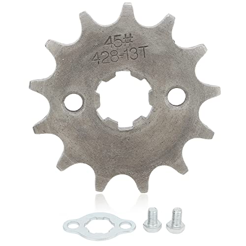 Pignon de moteur avant de moto à chaîne 428, remplacement de pignon de moteur en acier 13T 17mm pour TaoTao 50cc-160cc ATV chinois Quad Dirt Bike