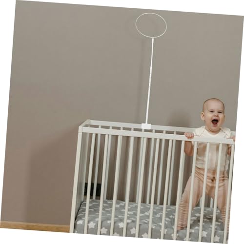 Baldaquin de lit pour bébé avec support de filet stable LIFKOME - 5