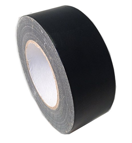 12 Rollen Faba Pro Gewebeband schwarz a 50mm x 50m Klebeband Gaffa Tape Duct Gaffer Lasso Panzertape
