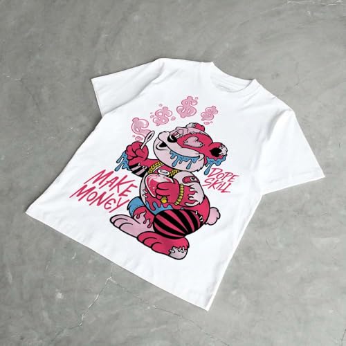 Image of DopeSkill Graphic Tee Streetwear Hip Hop Hypebeast Street Style Unisex T-Shirt Sneaker Colour Matching Shirts Cute Graphic
