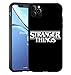 Stranger Thing Logo Coque iPhone 11 Pro Max - Housse de Protection en Silicone Rigide Anti-Chocs avec Technologie de Coussins d'air Étuis iPhone 11 Pro Max Coque UltraRock Séries - Noir