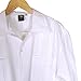 Squish Cuban Style Long Sleeve Guayabera Shirt, White, Large