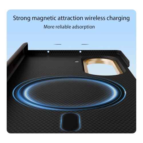 CFCKOS for Samsung Galaxy Z Fold 8 Ultra Case, Ultra-Thin Slim Magnetic Protective Cover with Front Screen Frame & Full Hinge Protection, Military Grade Drop Protection (Chic Gold) by CFCKOS - Used condition - Image 5