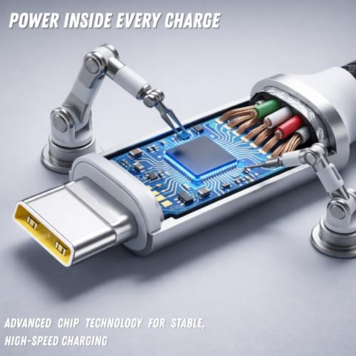 Image of Smolink 33W Type C to USB Data Cable 1 Meter | Compatible for Realme Fast Charging Cord | for SuperDart Narzo Support for SuperVooc | Original Superfast Charging