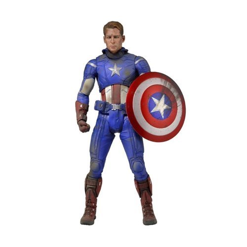 Marvel Avengers Battle Damaged Captain America by NECA