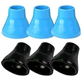 Operitacx Accesorios para Golf Recogebolas Ventosa de Goma, 6 Unidades Portátiles para Recogida Cómoda de Balones en Prácticas y Torneos