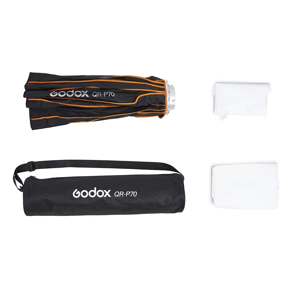 Godox QR-P70T - Softbox parabolico a sgancio rapido da 27,5" con supporto Bowens