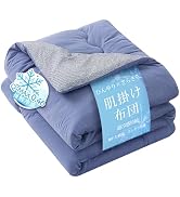 Amazon｜Softime 夏用掛け布団 シングル 肌掛け布団【接触冷感Q-MAX0