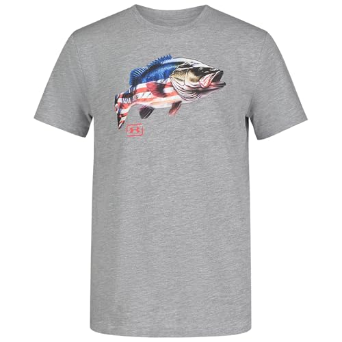 Image of Under Armour Boys' Short Sleeve Graphic T-Shirt, Soft & Comfortable, Outdoor Collection