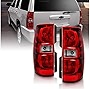 AmeriLite OE Style Replacement Brake Tail Lights Set for 2007-2014 Chevy Tahoe/Suburban - Driver and Passenger Side