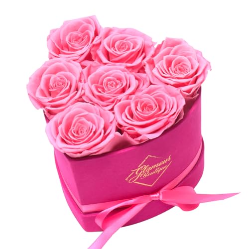 GLAMOUR BOUTIQUE 7 Flower Forever Heart Shape Box,...