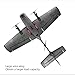 ConsoleXpress Remote Control Airplane for Adults, Ranger T1 VTOL 2.4G EPP Vertical Takeoff and Landing Fixed-Wing RC Aircraft with FPV Camera Mount and Flight Controller