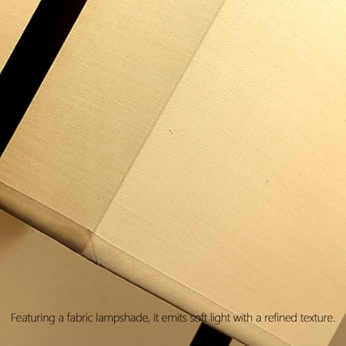 Aplique de pared rectangular negro con pantalla tejida y luz cálida 3000K para dormitorio 3