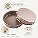 HAPPIELS Non Toxic Nonstick 9 inch Round Cake Pans Set of 2 | Quality Non Stick 9 inches Layer Circle Cake Pan 2 inches Deep | Best 9in Baking Pan PFOA, BPA free Nontoxic | 9inch 9inches Cake Pans Set
