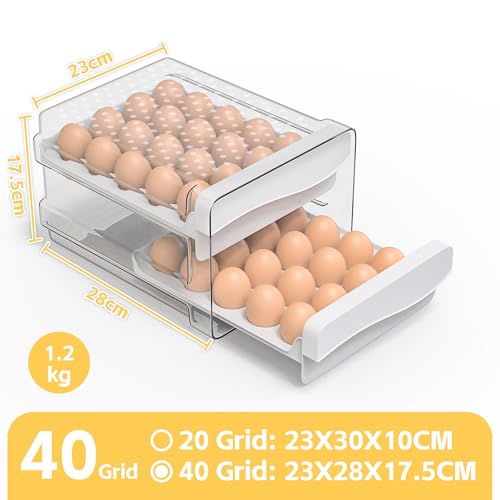 Conservation des oeufs fraîcheur avec la boîte plastique Deecam