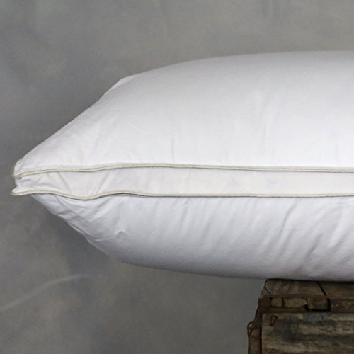 Ultimate Hungarian Goose Feather & Down Pillow Pair - Standard Size Soft/Medium Support