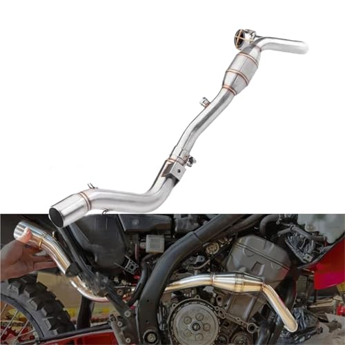 Pot d'échappement avant Honda CRF300L améliorant le flux de gaz tout-terrain