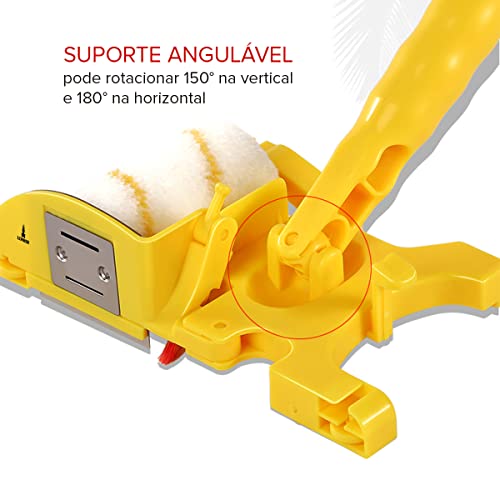 Rolo de Pintura Profissional Lorben para Cantos Acabamentos com Separador