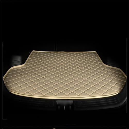 Tapis de coffre en cuir beige pour Opel Astra G H et Vectra B C