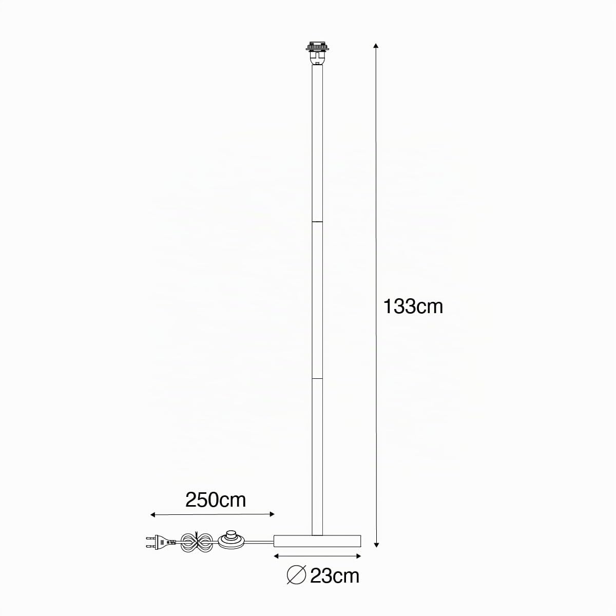 Qazqa rústico Lámpara de pie rural madera sin pantalla - Mels Redonda Adecuado para LED Max. 1 x 40 Watt