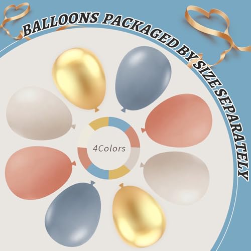 Image of Gender Reveal Balloon Garland Arch Kit,412pcs Pink and Blue balloons 18 12 10 5 Inch for Gender Reveal Decorations Birthday Baby Shower Wedding Bridal