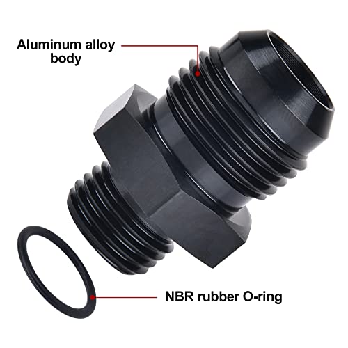 Image of EVIL ENERGY 8AN Flare to AN6 ORB Male O-Ring Fitting Adapter 4PCS