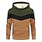 Arshiner Boys Color Block Pullover Hoodies Kids Fashion Hooded Sweatshirts with Kangaroo Pockets Size 16 Army Green