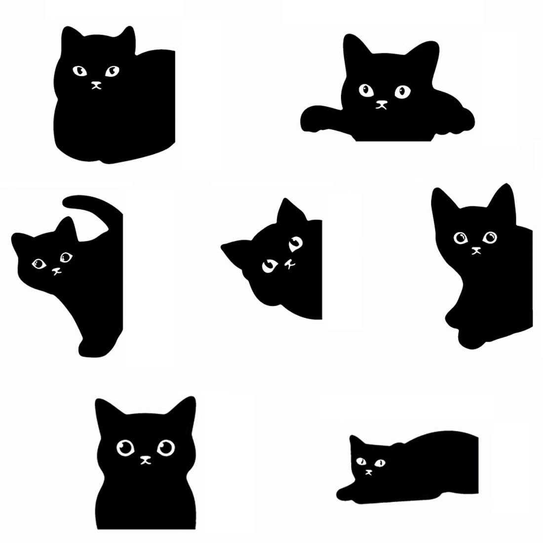 YM 7Pcs Marca Paginas Libros,Marcador De Libro Regalo,Marcapaginas Originales Forma De Gato,Marcapaginas Magneticos,Marcadores De Página,Regalos Cumpleaños,Regalos De Navidad Y Halloween Para Niños