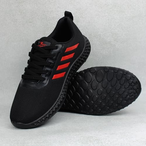 Image of ATHCO mens Kandy Running Shoes for Man Comfortable Men's Sports Shoes with Memory Foam Cushioned Insole Sports Shoes for Men Running Walking Lightweight Gym Shoe for Men Comfortable Stylish & Casual Walking Shoe for Man Anti Slip Gym Footwear
