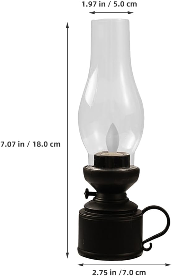 Cabilock 10pcs Vintage Led Outdoor Oil Lanterns Camping Lamps for Table Patio Garden Pathway Porch Decor Gentle Illumination for Family Gatherings Emergency Lighting