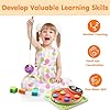 417nz8wmkpl - Wooden Ladybug Toddler Montessori Toys Magnetic Fishing Game Teaches Numbers, Counting, Math, Shape, Color Puzzle Preschool Learning Activities Educational Block 1 2 3 4 Year Old Boy Girl Gift