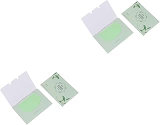 Beavorty 400 Peças Toalhetes De Rosto Toalhetes De Limpeza De Rosto Papel Absorvente De Maquiagem Almofadas De Óleo De Maquiagem Papel Absorvente De Tecidos Absorventes De Óleo Papéis