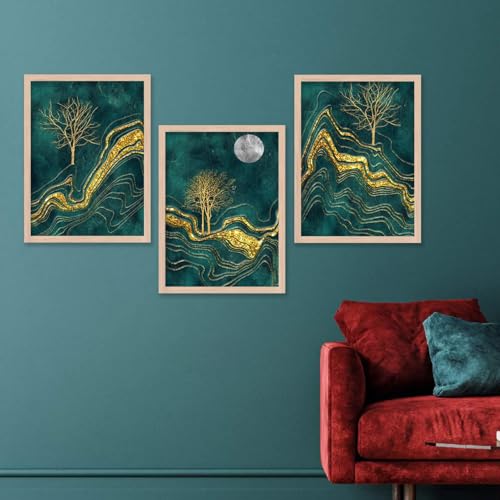 Image of kotart Modern Wall Art Framed Painting for Wall Decoration - Wall Paintings for Living Room, Bedroom - Big Size Wall Painting (Art 5, 19x25 inch)