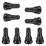 YoRise 8PCS TR412 Tubeless Tire Valve Stems, Sturdy Rubber Snap-in Automotive Valve Stem Kit for 0.453 inches 11.5mm Rim Holes, Universal Car Tires Valves Stem Replacement Accessories(TR412)