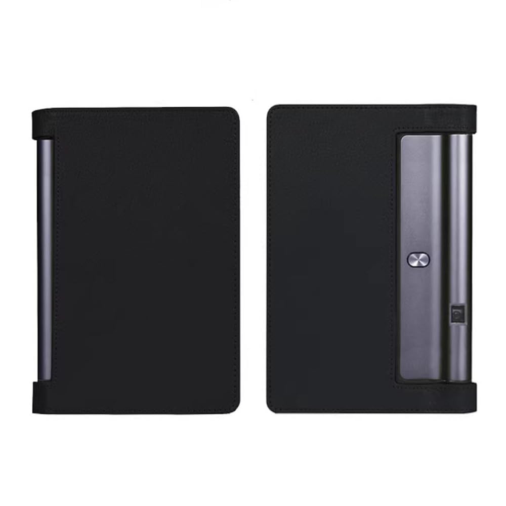 Compatibile Per Lenovo Yoga Tab 3 Pro 10.1 YT3-X90F X90L Tab3 Plus YT-X703F X703L Tablet Custodia protettiva in pelle Cover con Funzione di Supporto, Protezione in PU Pelle (Nero)