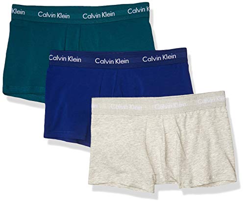 Image of Calvin Klein Men's Polyester Classic Solid Trunk (Pack of 3)
