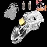 Our, Rooster cage is Made of Silicone Transparent Material with Pointed Urination Holes, and we Also Come with a Detachable Silicone urethral Plug Sweater FM-1