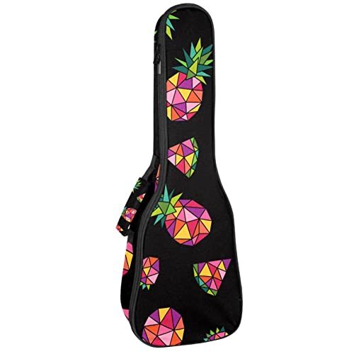 Sac ukulélé rembourré au style tropical pour transporter votre musique