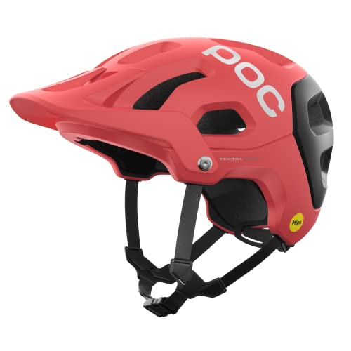POC Tectal Race MIPS Casco de bicicleta - Casco avanzado de ciclismo de montaña, enduro y trail con un refuerzo de aramida contra la penetración, un sistema de ajuste y MIPS
