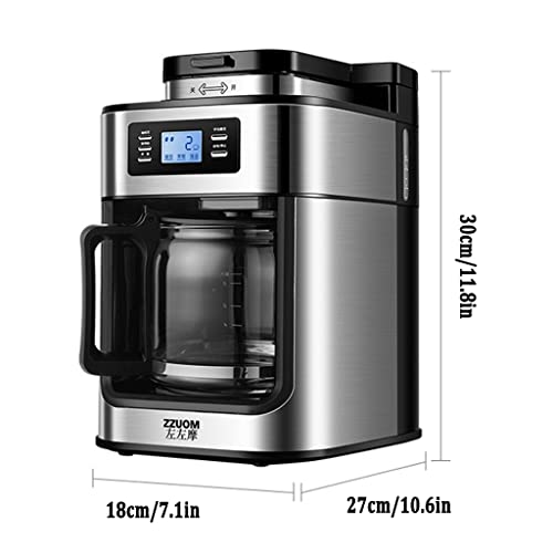 ADLOF Filterkaffeemaschine für 8 Tassen, Automatische Kaffeemaschine Mahlen und Brühen, Elektrische Kaffeemaschine mit… – Bild 8