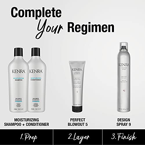 Kenra Design Spray 9 | Light Hold Hairspray | Tames Frizz & Flyaways | Lightweight, Brushable Formula | All Hair Types | 10 Oz #TOP4