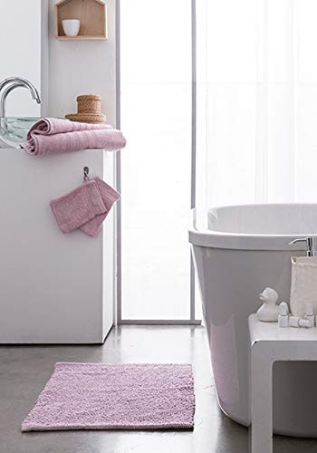 Today Cotton Bath Mat, Cotton, Powder pink, 50x85-cm